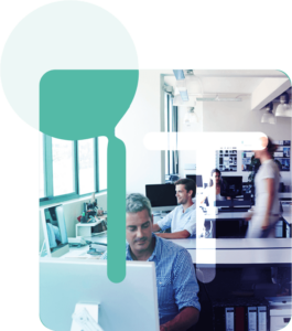 Pracujący zespół IT